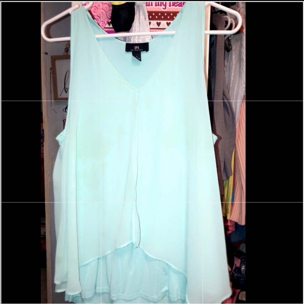 Blue dressy shirt